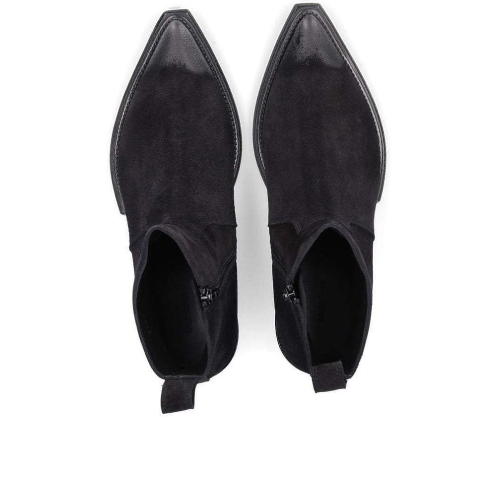 Balenciaga - Black Suede Ankle Boots - IT 39.5 - Picture 5 of 6